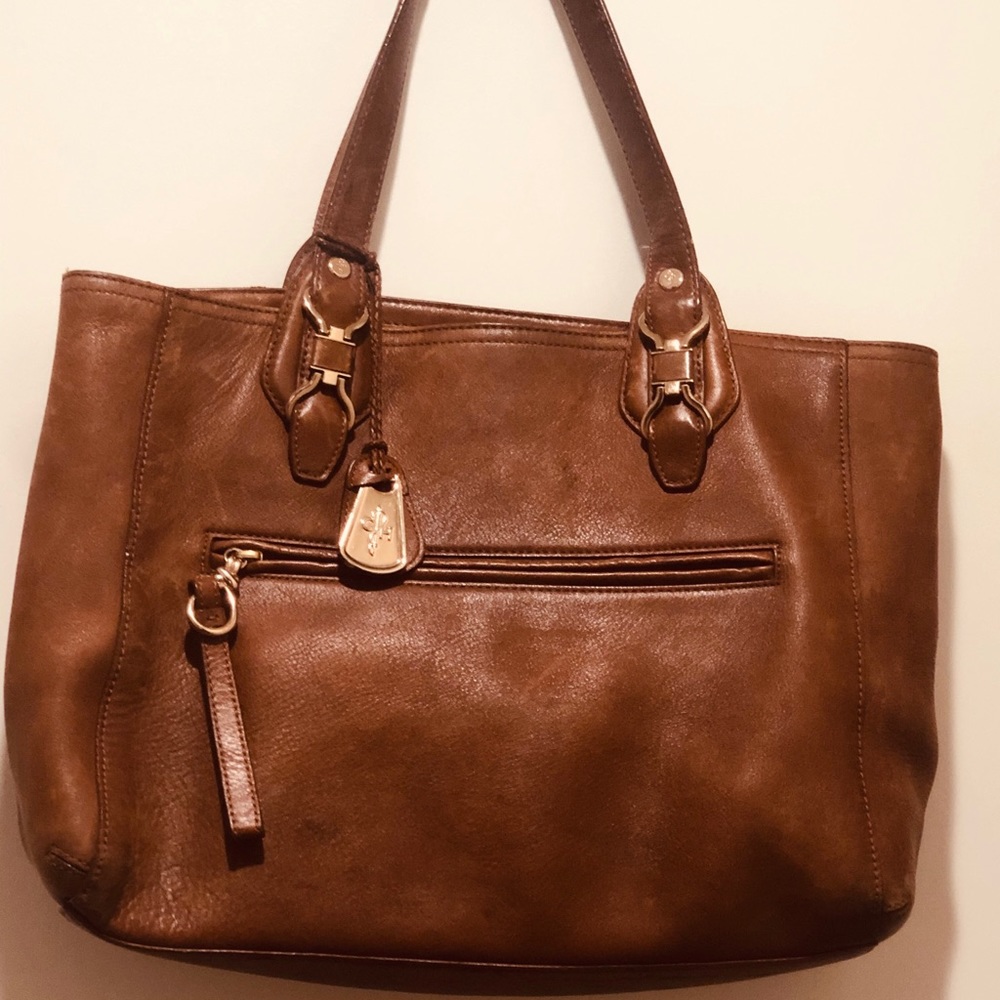 Cole Haan Tan Leather Shoulder Bag/tote